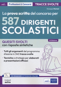 La prova scritta del concorso per 587 dirigenti scolastici. Quesiti svolti con risposte sintetiche - Librerie.coop