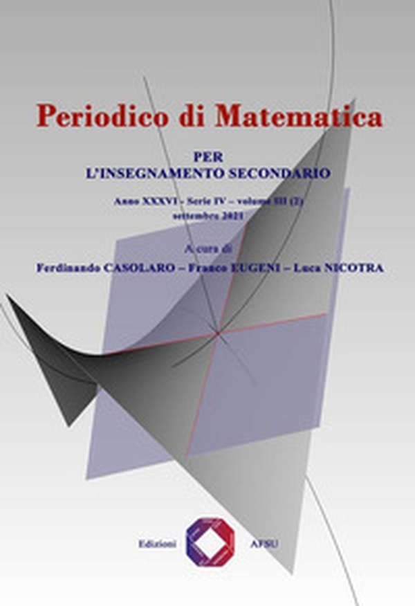 Periodico di matematica. Per l'insegnamento secondario - Librerie.coop Periodico di matematica. Per l'insegnamento secondario - Librerie.coop