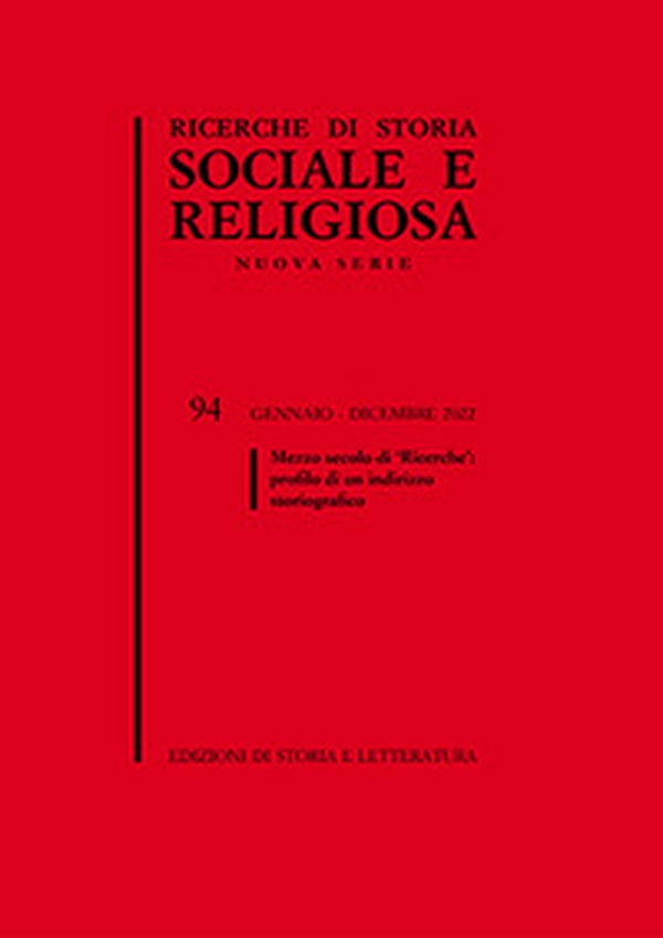 Ricerche di storia sociale e religiosa - Vol. 94 - Librerie.coop Ricerche di storia sociale e religiosa - Vol. 94 - Librerie.coop