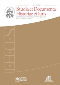 Studia et documenta historiae et iuris - Vol. 90 - Librerie.coop