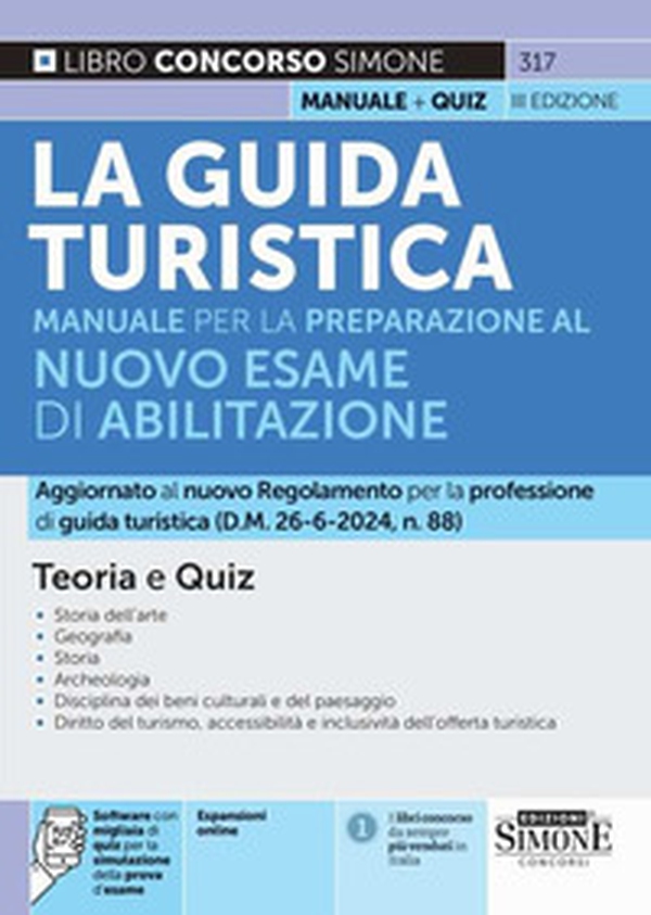 La guida turistica. Manuale completo per la preparazione all'esame di abilitazione. Teoria e quiz - Librerie.coop La guida turistica. Manuale completo per la preparazione all'esame di abilitazione. Teoria e quiz - Librerie.coop