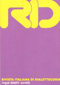 RID. Rivista italiana di dialettologia - Vol. 37 - Librerie.coop
