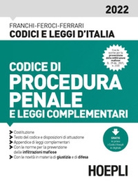 Codice di procedura penale e leggi complementari 2022 - Librerie.coop