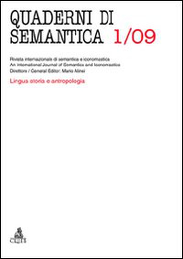 Quaderni di semantica - Vol. 1 - Librerie.coop Quaderni di semantica - Vol. 1 - Librerie.coop