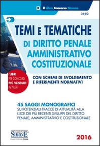 Temi e tematiche di diritto penale, amministrativo, costituzionale - Librerie.coop Temi e tematiche di diritto penale, amministrativo, costituzionale - Librerie.coop