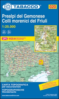 Prealpi Carniche e Giulie del gemonese 1:25.000 - Librerie.coop