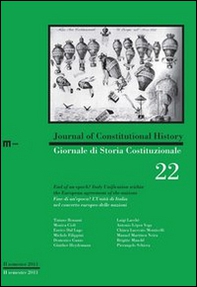 Giornale di storia costituzionale. Primo semestre 2012 - Vol. 22 - Librerie.coop