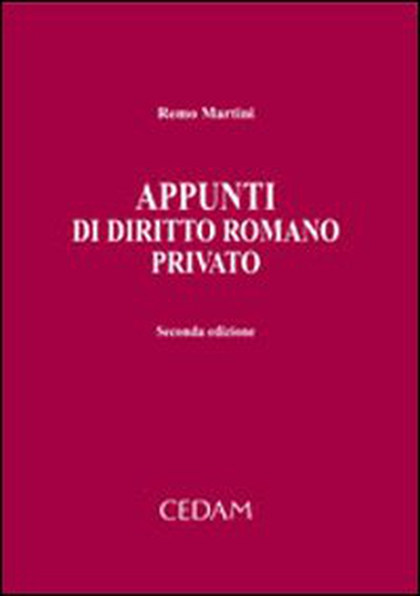 Appunti di diritto romano privato - Librerie.coop
