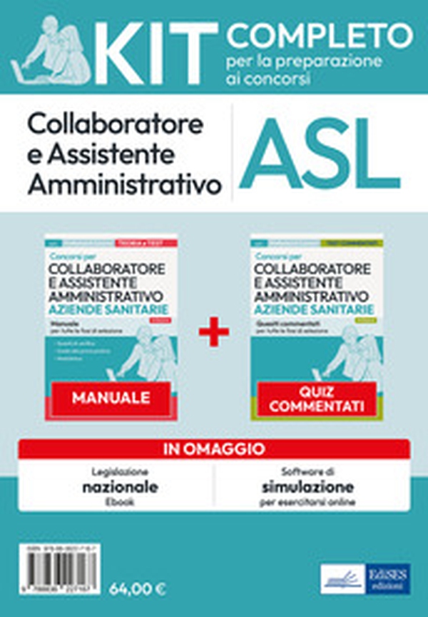 Kit collaboratore e assistente amministrativo aziende ospedaliere. Manuale, test commentati, modulistica, simulatore d'esame e raccolta normativa - Librerie.coop Kit collaboratore e assistente amministrativo aziende ospedaliere. Manuale, test commentati, modulistica, simulatore d'esame e raccolta normativa - Librerie.coop