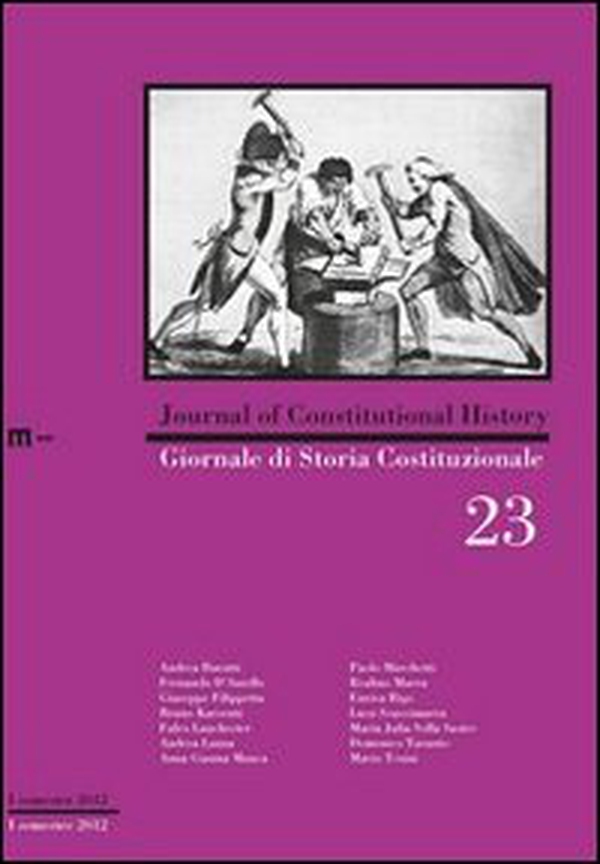 Giornale di storia costituzionale. Ediz. italiana e inglese - Vol. 23 - Librerie.coop Giornale di storia costituzionale. Ediz. italiana e inglese - Vol. 23 - Librerie.coop