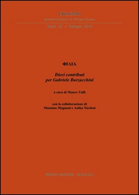 Dieci contributi per Gabriele Burzacchini - Librerie.coop