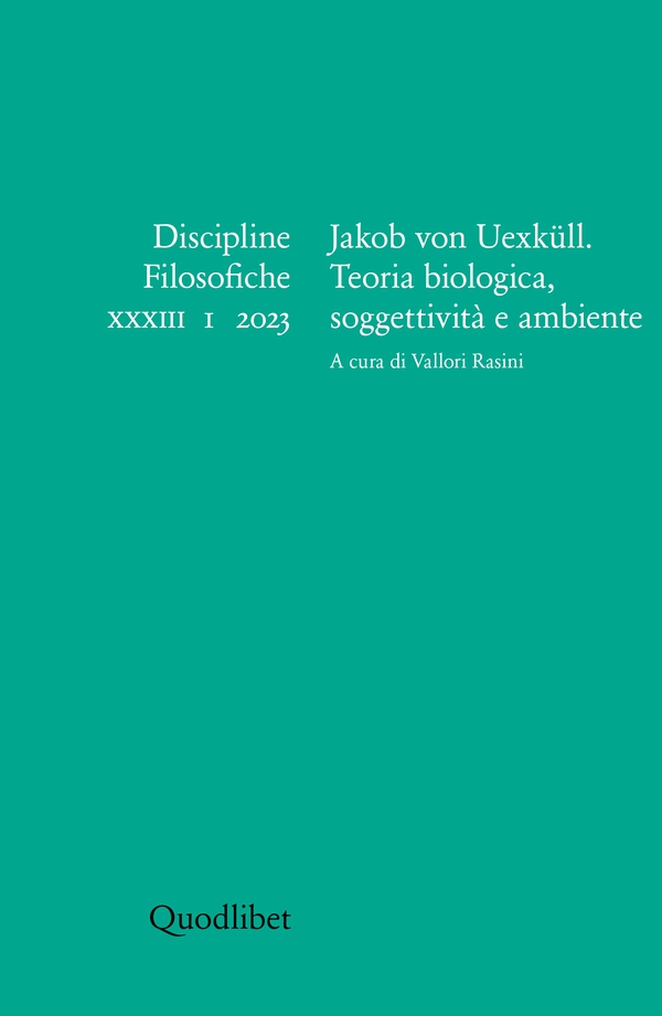 Jakob von Uexküll. Teoria biologica, soggettività e ambiente - Librerie.coop Jakob von Uexküll. Teoria biologica, soggettività e ambiente - Librerie.coop