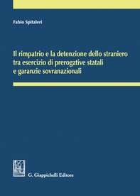 Il rimpatrio e la detenzione dello straniero tra esercizio di prerogative statali e garanzie sovranazionali - Librerie.coop