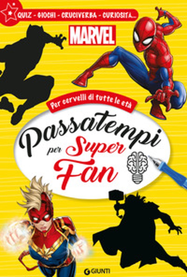 Passatempi per super fan. Marvel. Per cervelli di tutte le età. Quiz, giochi, cruciverba, curiosità... - Librerie.coop Passatempi per super fan. Marvel. Per cervelli di tutte le età. Quiz, giochi, cruciverba, curiosità... - Librerie.coop