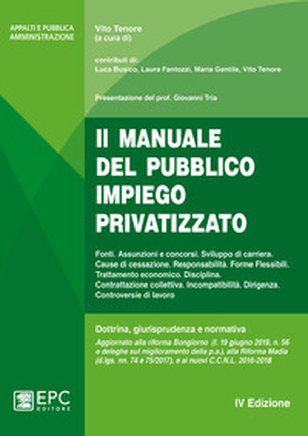 Il manuale del pubblico impiego privatizzato - Librerie.coop Il manuale del pubblico impiego privatizzato - Librerie.coop