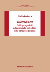 L'agrovoltaico. Profili giusagraristici nel prisma della sostenibilità della transizione ecologica - Librerie.coop