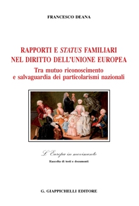 Rapporti e status familiari nel diritto dell'Unione europea - Librerie.coop
