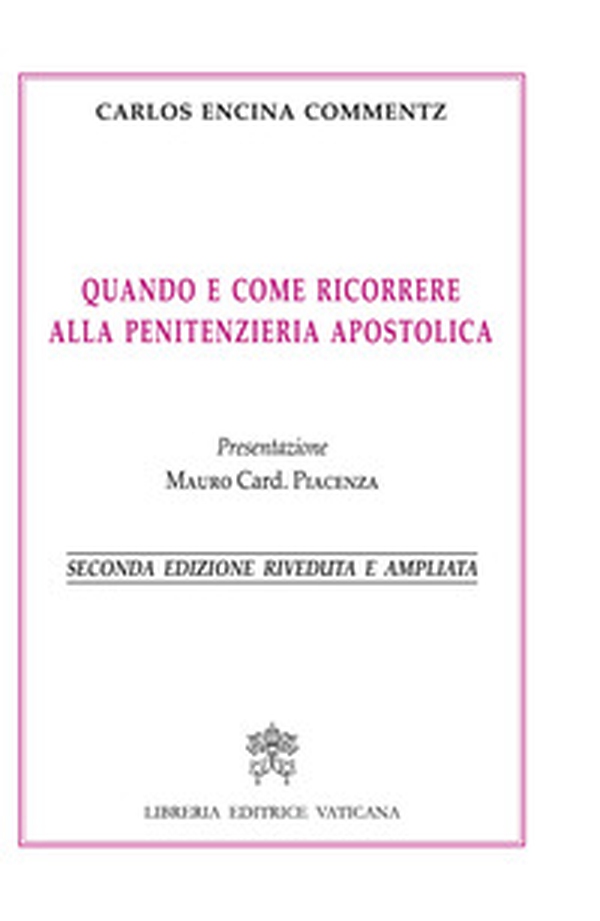 Quando e come ricorrere alla penitenzieria apostolica - Librerie.coop