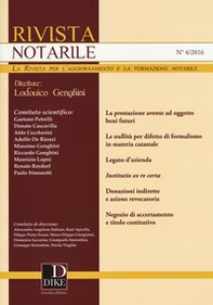 Rivista notarile - Vol. 4 - Librerie.coop