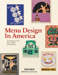 Menu design in America. Ediz. inglese, francese e tedesca - Librerie.coop