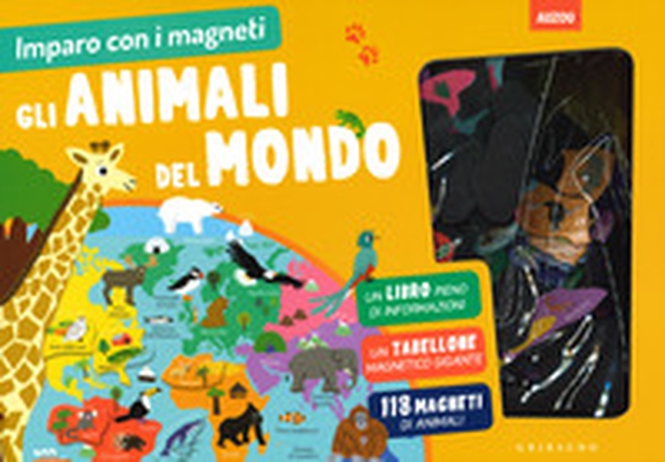 Gli Animali del mondo. Imparo con i magneti - Librerie.coop Gli Animali del mondo. Imparo con i magneti - Librerie.coop