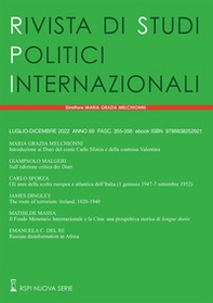 Rivista di studi politici internazionali - Vol. 3-4 - Librerie.coop