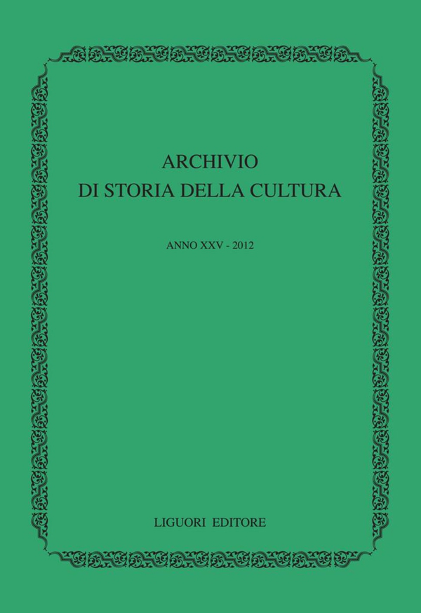 Archivio di storia della cultura - Librerie.coop Archivio di storia della cultura - Librerie.coop