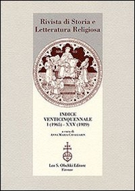 Rivista di storia e letteratura religiosa. Indice venticinquennale - Librerie.coop Rivista di storia e letteratura religiosa. Indice venticinquennale - Librerie.coop