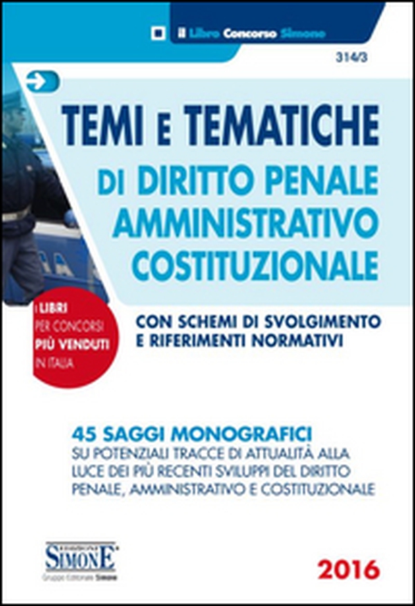 Temi e tematiche di diritto penale, amministrativo, costituzionale - Librerie.coop Temi e tematiche di diritto penale, amministrativo, costituzionale - Librerie.coop