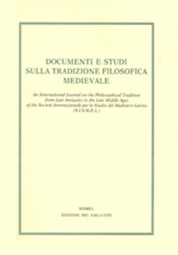 Documenti e studi sulla tradizione filosofica medievale - Vol. 28 - Librerie.coop Documenti e studi sulla tradizione filosofica medievale - Vol. 28 - Librerie.coop