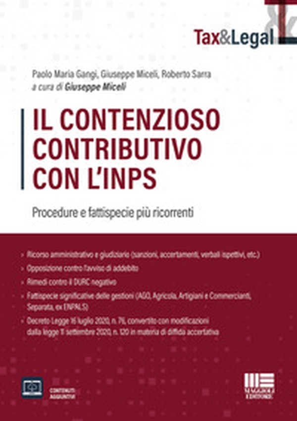 Il contenzioso contributivo con l'INPS - Librerie.coop Il contenzioso contributivo con l'INPS - Librerie.coop