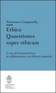 Ethica. Quaestiones super ethicam - Librerie.coop