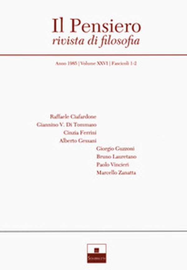 Il pensiero. Rivista di filosofia - Librerie.coop Il pensiero. Rivista di filosofia - Librerie.coop