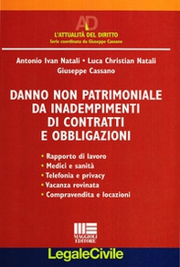 Danno non patrimoniale da inadempimenti di contratti e obbligazioni - Librerie.coop Danno non patrimoniale da inadempimenti di contratti e obbligazioni - Librerie.coop