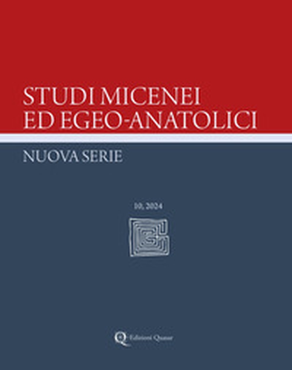Studi micenei ed egeo-anatolici. Nuova serie - Vol. 10 - Librerie.coop Studi micenei ed egeo-anatolici. Nuova serie - Vol. 10 - Librerie.coop