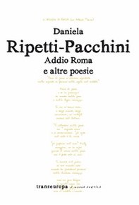 Addio Roma e altre poesie - Librerie.coop Addio Roma e altre poesie - Librerie.coop