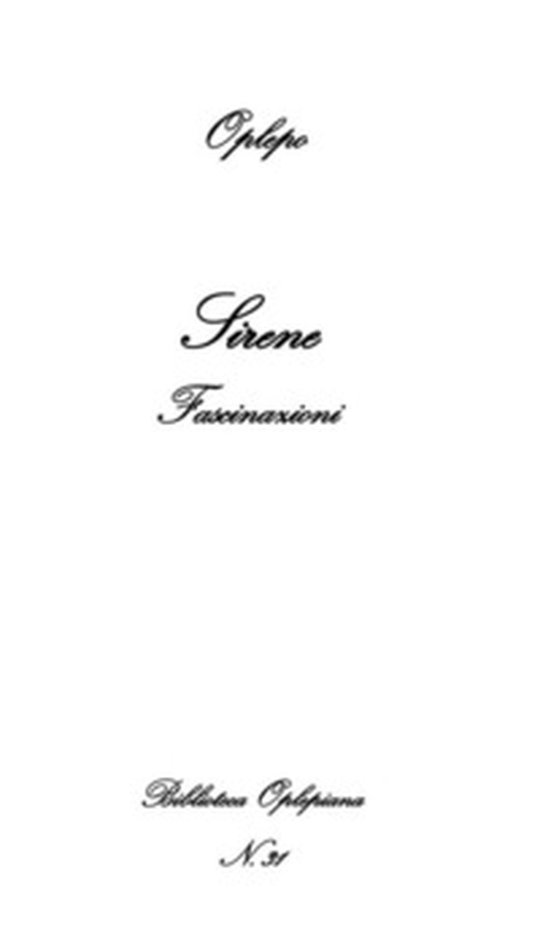 Sirene. Fascinazioni - Librerie.coop Sirene. Fascinazioni - Librerie.coop