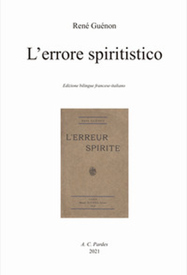 L'errore spiritistico - Librerie.coop L'errore spiritistico - Librerie.coop