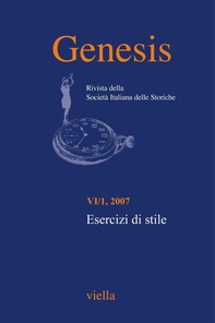 Genesis. Rivista della Società italiana delle storiche (2007) Vol. 6/1 - Librerie.coop Genesis. Rivista della Società italiana delle storiche (2007) Vol. 6/1 - Librerie.coop