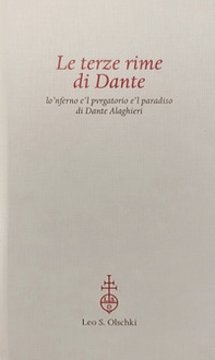 Le terze rime di Dante. Lo'nferno e'l pvrgatorio e'l paradiso di Dante Alaghieri. Riproduzione facsimilare dell'Aldina 1502 - Librerie.coop Le terze rime di Dante. Lo'nferno e'l pvrgatorio e'l paradiso di Dante Alaghieri. Riproduzione facsimilare dell'Aldina 1502 - Librerie.coop