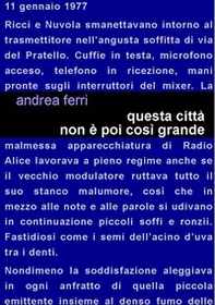 Questa città non è poi così grande - Librerie.coop