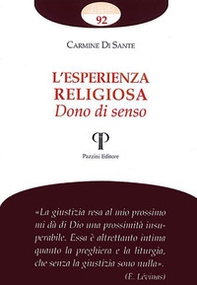 L'esperienza religiosa. Dono di senso - Librerie.coop L'esperienza religiosa. Dono di senso - Librerie.coop