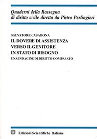 Il dovere di assistenza verso il genitore in stato di bisogno - Librerie.coop