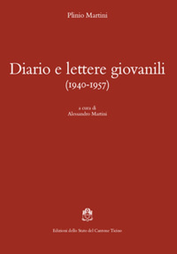 Diario e lettere giovanili (1940-1957) - Librerie.coop Diario e lettere giovanili (1940-1957) - Librerie.coop