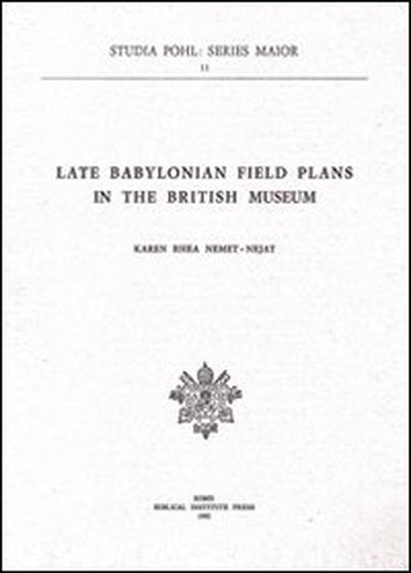 Late babylonian field plans in the British Museum - Librerie.coop Late babylonian field plans in the British Museum - Librerie.coop