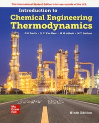 Introduction to chemical engineering thermodynamics - Librerie.coop