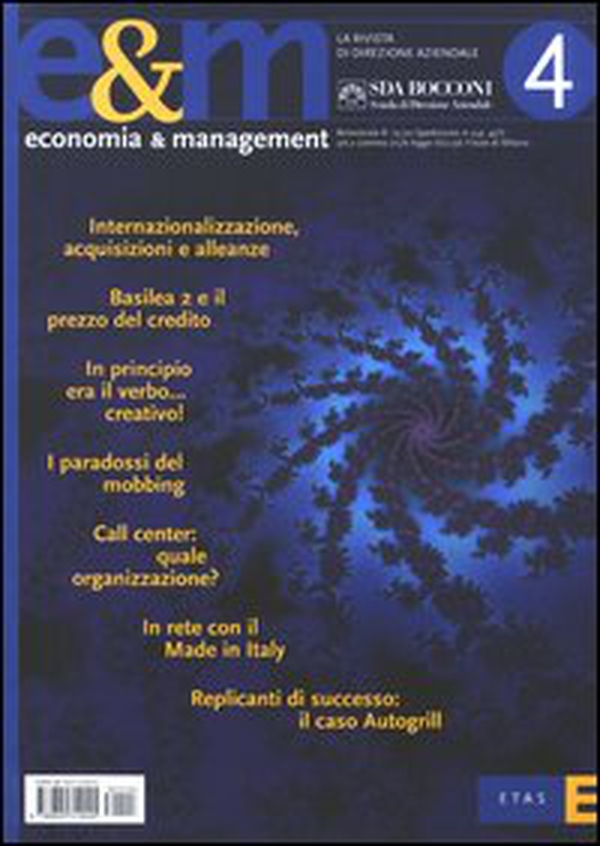 Economia & management - Vol. 4 - Librerie.coop Economia & management - Vol. 4 - Librerie.coop