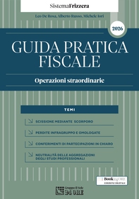 Guida Pratica Fiscale Operazioni straordinarie 2026 - Sistema Frizzera - Librerie.coop
