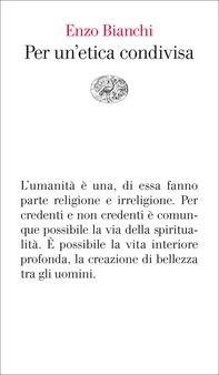 Per un'etica condivisa - Librerie.coop Per un'etica condivisa - Librerie.coop