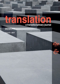 Translation. A transdisciplinary journal - Vol. 6 - Librerie.coop